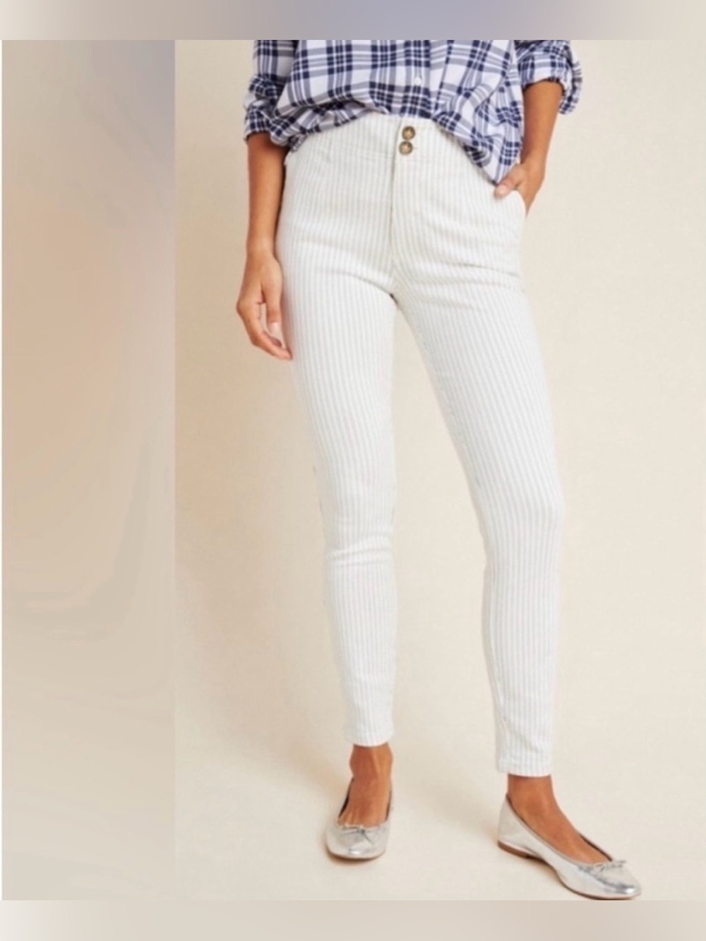 Pilcro and the Letterpress by Anthropologie High-Rise Skinny Jeans